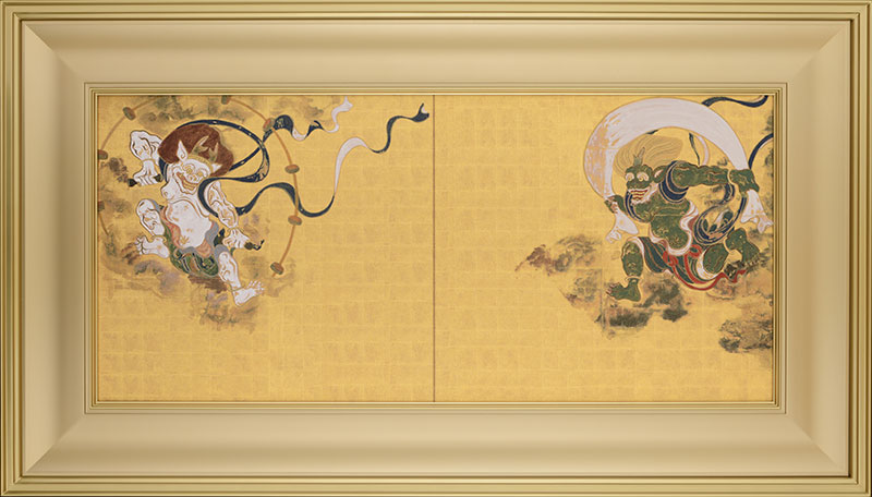 『風神雷神』 俵屋宗達